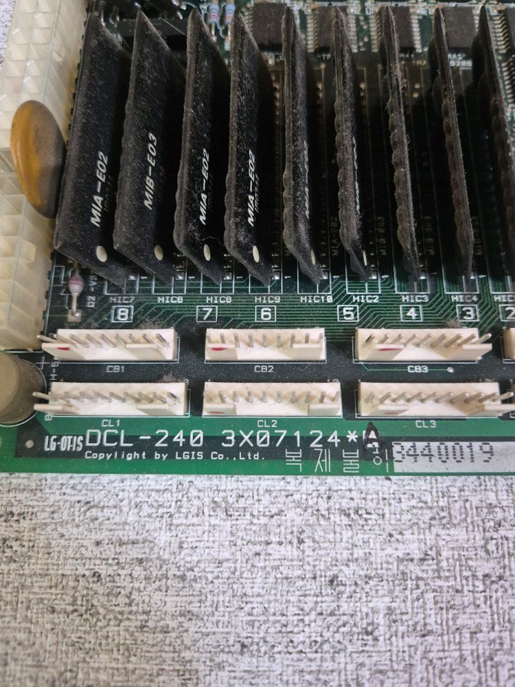 LG-OTIS DCL-240 3X07124A 도어 컨트롤 보드 엘리베이터 PCB--2