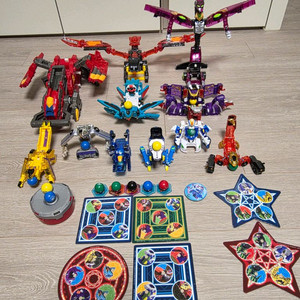 메카드볼-하이퍼캐논 등 11종+볼피커+볼22개+캐릭터스토퍼 5개 +베틀판6개 이미지