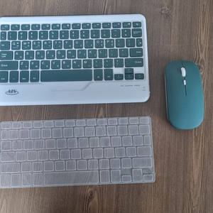 태블릿 휴대폰 아이패드 레노버 갤럭시탭 호환 한글자판각인 블루투스 키보드 마우스 세트