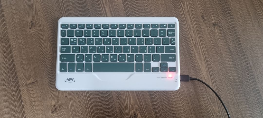 태블릿 휴대폰 아이패드 레노버 갤럭시탭 호환 한글자판각인 블루투스 키보드 마우스 세트--2