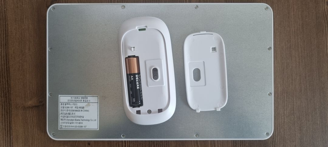 태블릿 휴대폰 아이패드 레노버 갤럭시탭 호환 한글자판각인 블루투스 키보드 마우스 세트--4