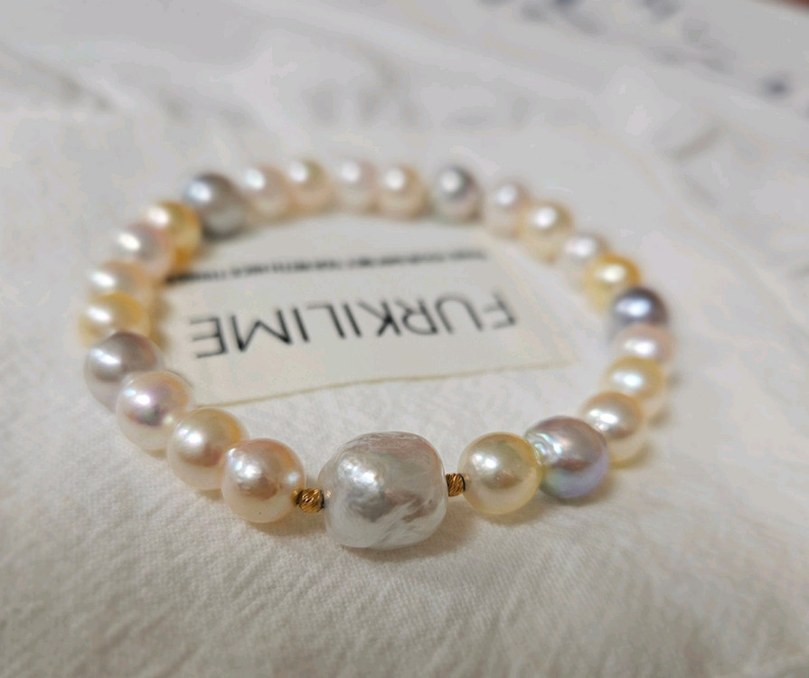 14k진주팔찌 남양진주 아코야진주--5