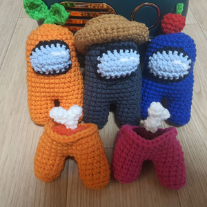 손뜨개 어몽어스 미니 인형 5종 세트 이미지