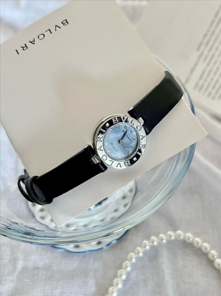 불가리 비제로원 시계 (쉘다이얼,12p다이아) / 정품감정, 케어--1