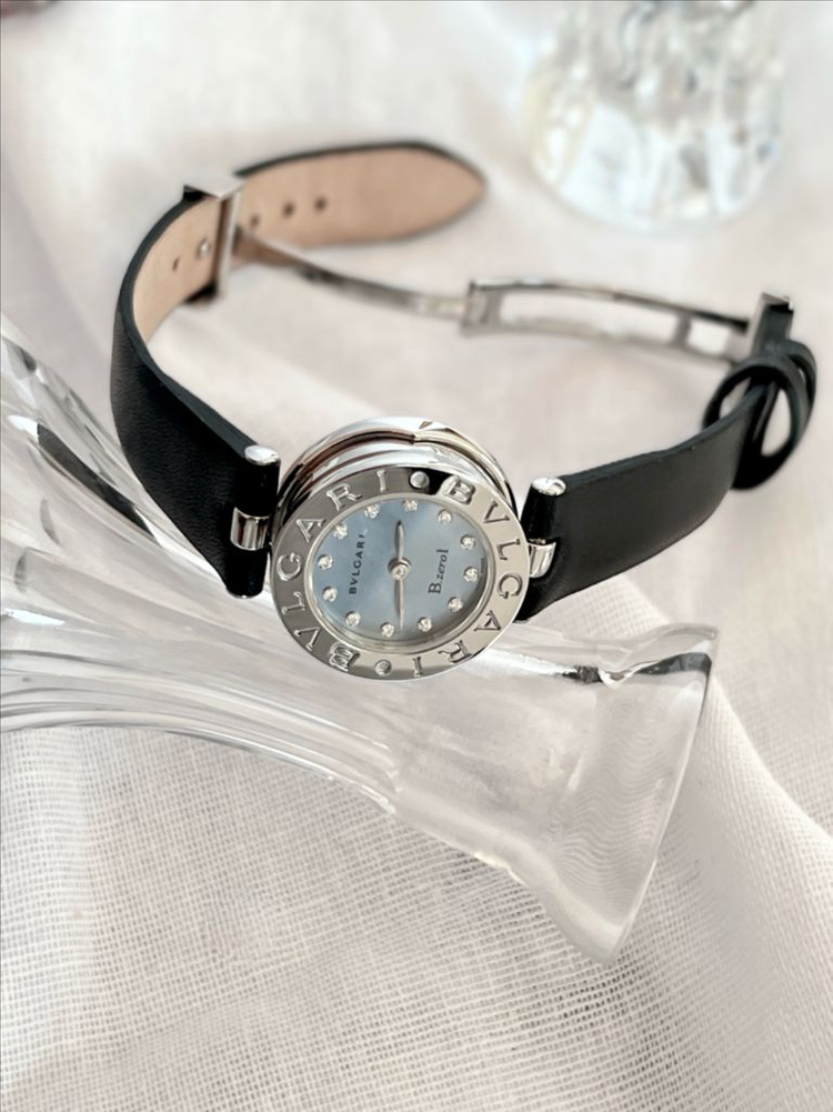 불가리 비제로원 시계 (쉘다이얼,12p다이아) / 정품감정, 케어--5