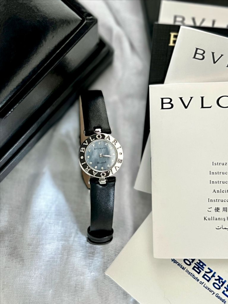 불가리 비제로원 시계 (쉘다이얼,12p다이아) / 정품감정, 케어--8