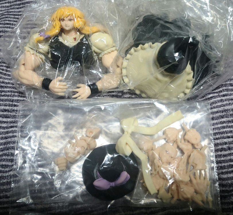 동방 프로젝트 초마리사 액션 피규어 이미지