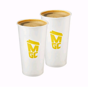 메가커피 따뜻한 아메리카노 2잔