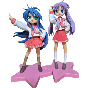 러키스타 코나타 카가미 피규어 일괄 고전 미소녀 방꾸