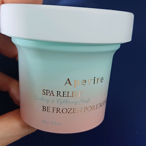 아페리레 스파 릴리프 비 프로즌 포어 마스크 120그램 새제품