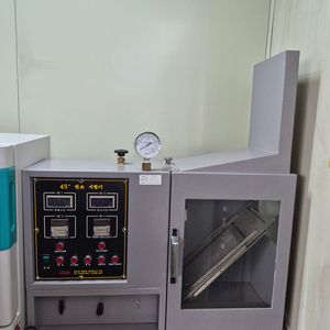 (새상품) 방염처리시설 시험기기 - 45도 연소시험기, 항온기, 데시게이터