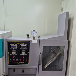 (새상품) 방염처리시설 시험기기 - 45도 연소시험기, 항온기, 데시게이터