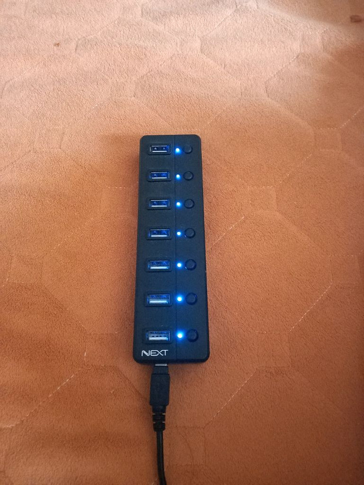 넥스트 NEXT-707UHP (7포트) USB허브 7000원--0