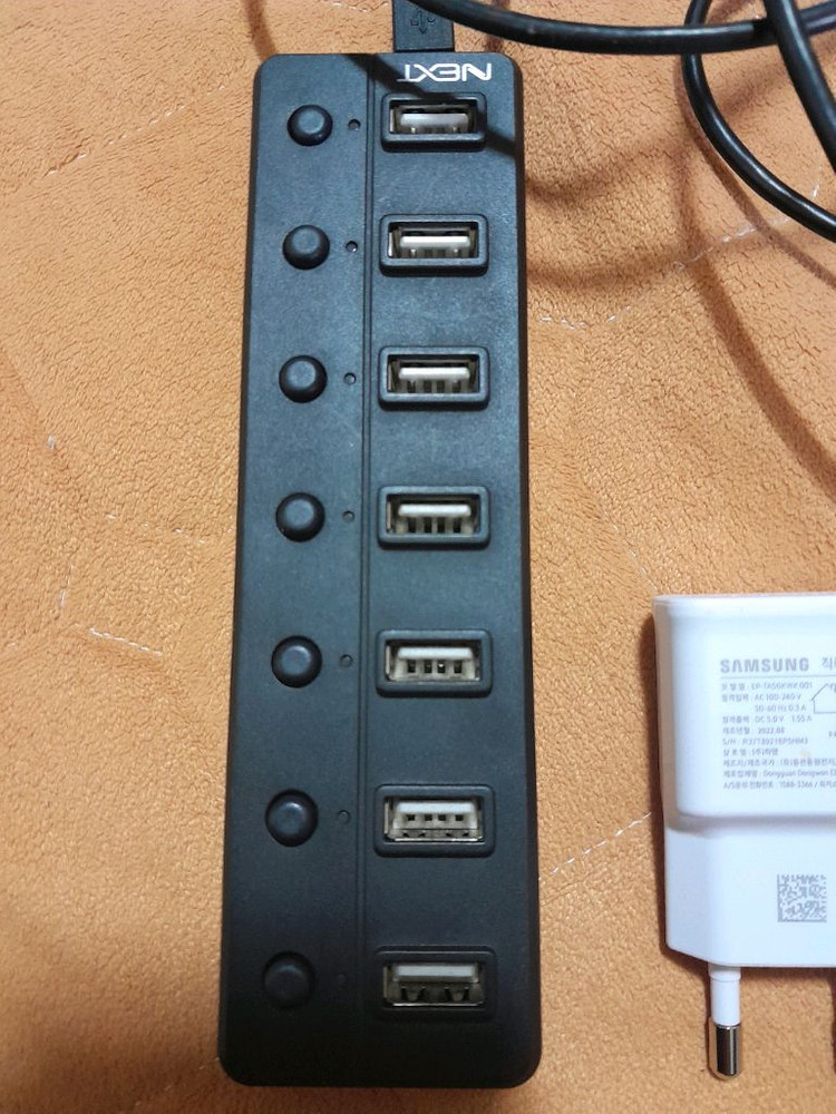 넥스트 NEXT-707UHP (7포트) USB허브 7000원--2