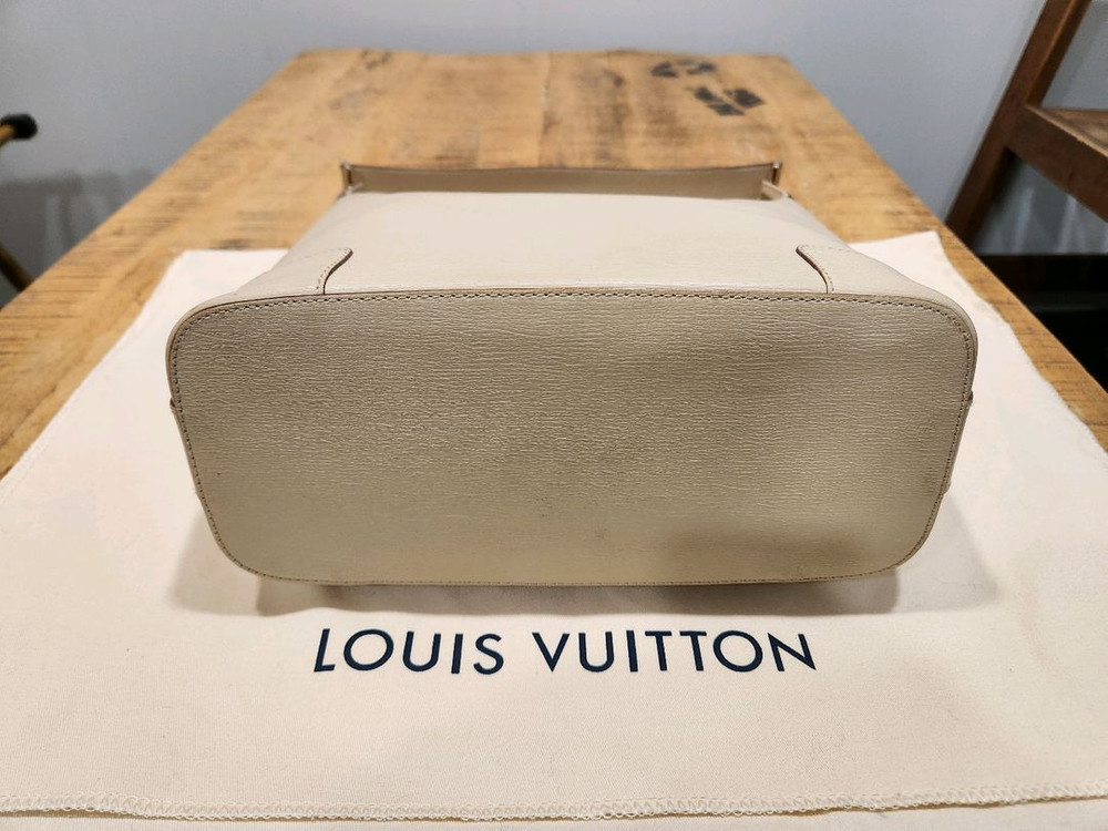 (정품) 구찌 빈티지 화이트 레더 호보 숄더백 (희소모델)--6