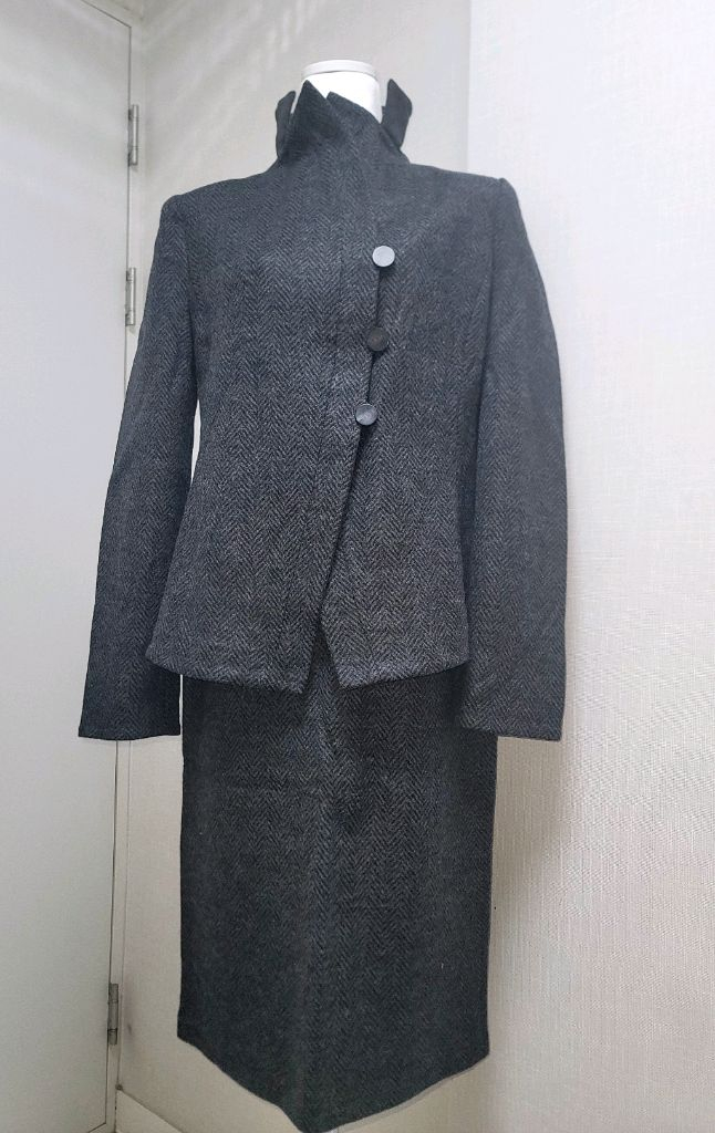 아르마니 꼴레지오니 (Armani Collezioni)헤링본 울 스커트--2