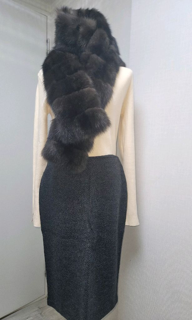 아르마니 꼴레지오니 (Armani Collezioni)헤링본 울 스커트--5