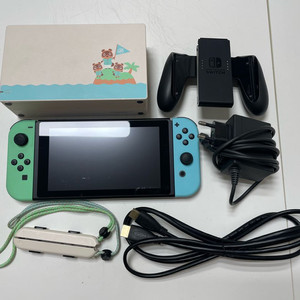 닌텐도 스위치 배터리 개선판 모여봐요 동물의 숲 에디션