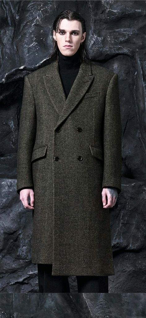 [새제품] 송지오옴므 22FW 어시메트릭 129 더블 코트 이미지