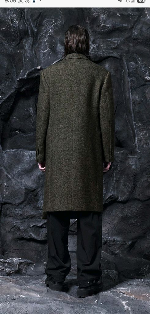 [새제품] 송지오옴므 22FW 어시메트릭 129 더블 코트 이미지