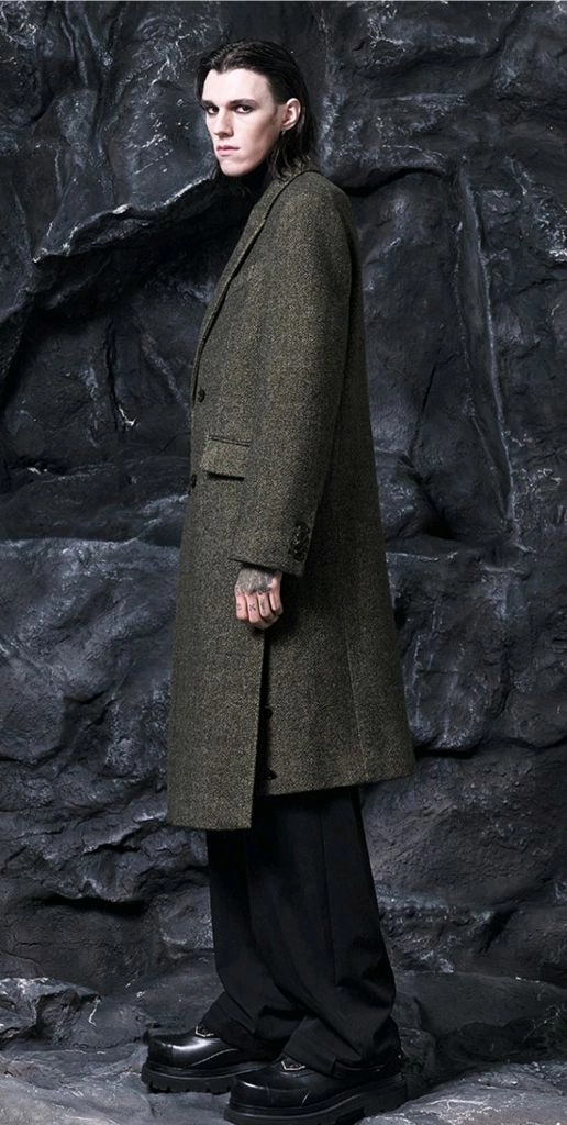 [새제품] 송지오옴므 22FW 어시메트릭 129 더블 코트 이미지