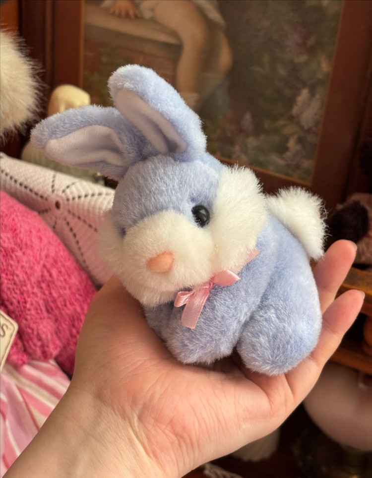 집게형) 빈티지인형 보라 페어리계토끼인형 빈티지소품 고전인형 빈티지토이 모리걸히메갸루 고전완구문구--3