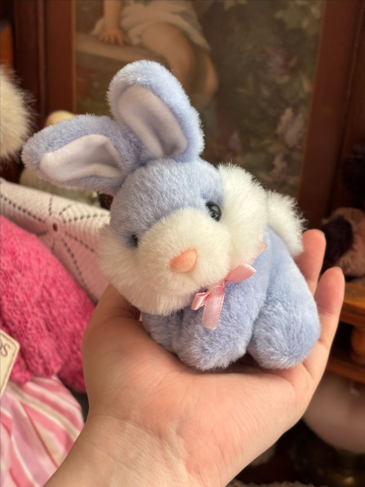 집게형) 빈티지인형 보라 페어리계토끼인형 빈티지소품 고전인형 빈티지토이 모리걸히메갸루 고전완구문구--8