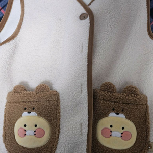 카카오프렌즈 춘식이 양털조끼