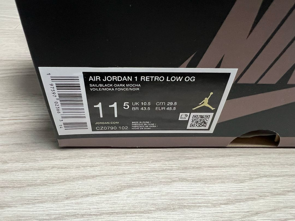나이키 조던 1 로우 모카 295 판매--3