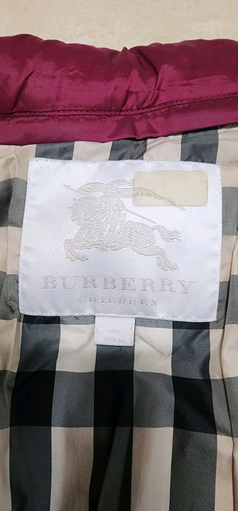 버버리 여아 키즈패딩 10Y/ 5Y--7