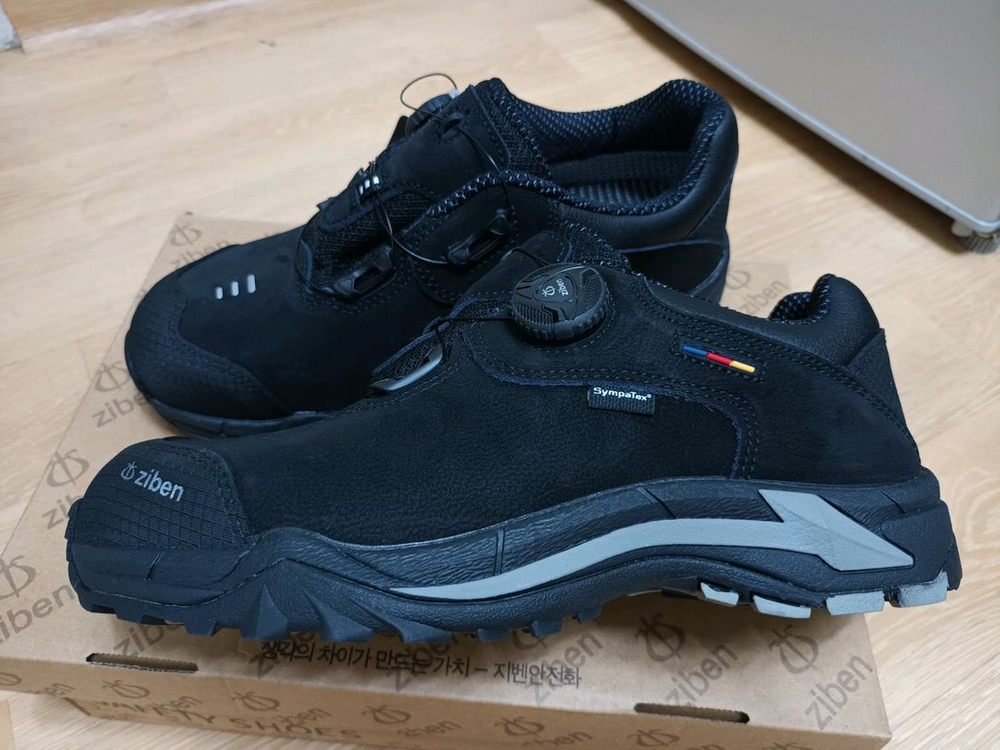 지벤 203 안전화 265 275 천연소가죽 방수 새제품 지벤 안전화--2