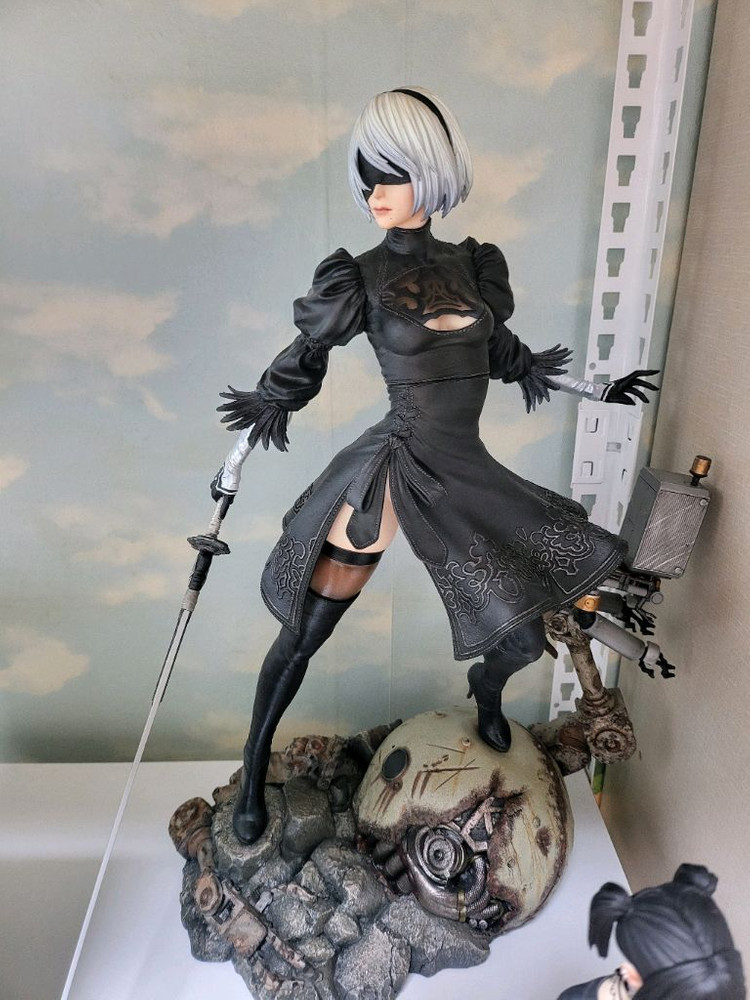 프라임원 2B 1/4 니어오토마타 레진 피규어--1