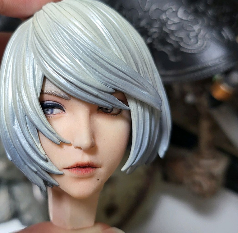 프라임원 2B 1/4 니어오토마타 레진 피규어--2