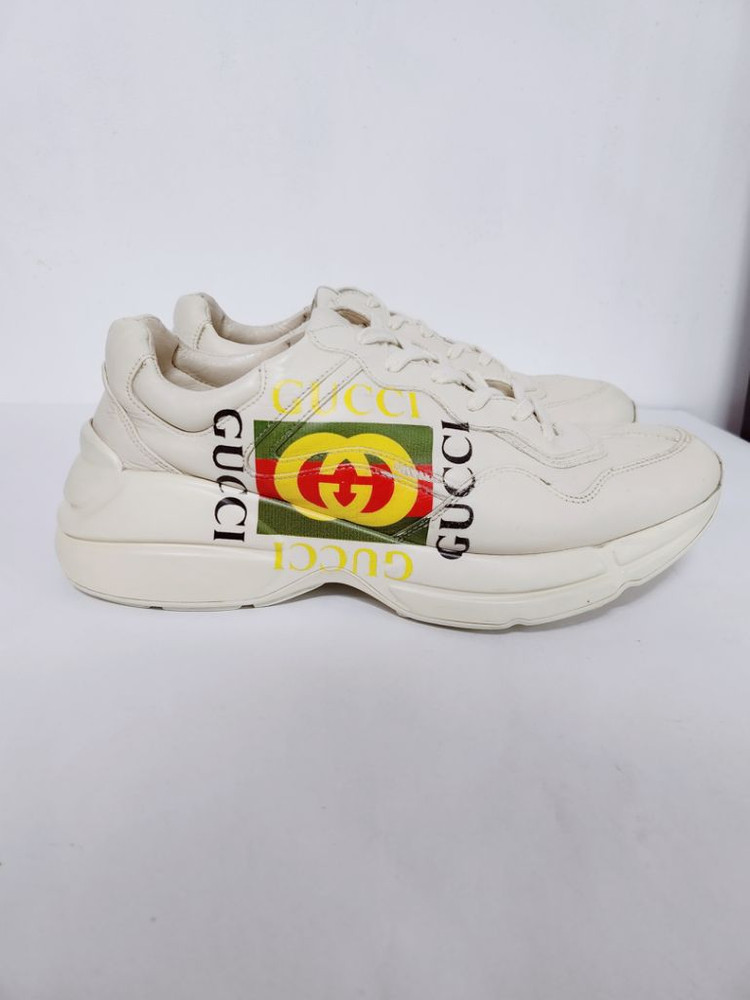구찌 라이톤 사각로고 남성 스니커즈 8.5/275 이미지