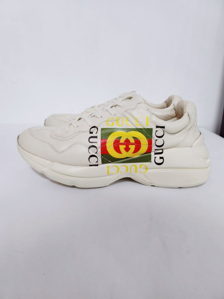 구찌 라이톤 사각로고 남성 스니커즈 8.5/275 이미지