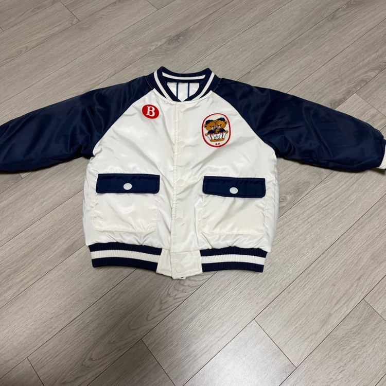 [새상품] 베베드피노 스누피 리버시블 아기 패딩 점퍼 자켓 100--1