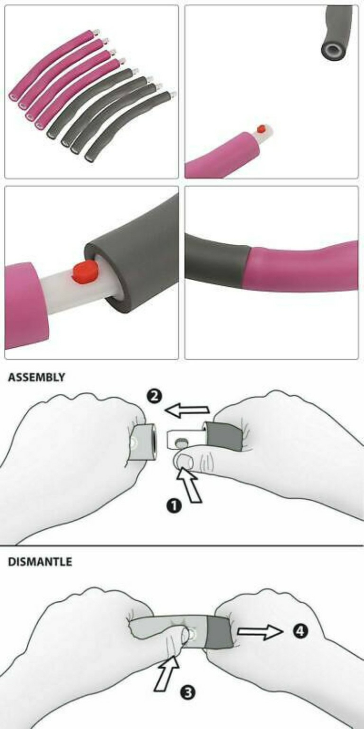 조립식 마사지 훌라후프 이미지