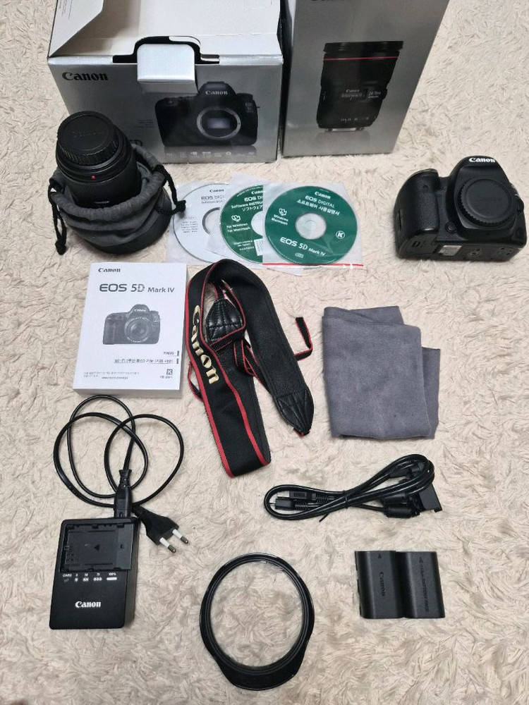 풀프레임 DSLR 카메라 (캐논 eos 5d mark IV+24-70mm F2.8렌즈) 5D마크4 오맠4 오맠포 이미지