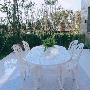 셀레티 4인용 야외 식탁과 의자 2개