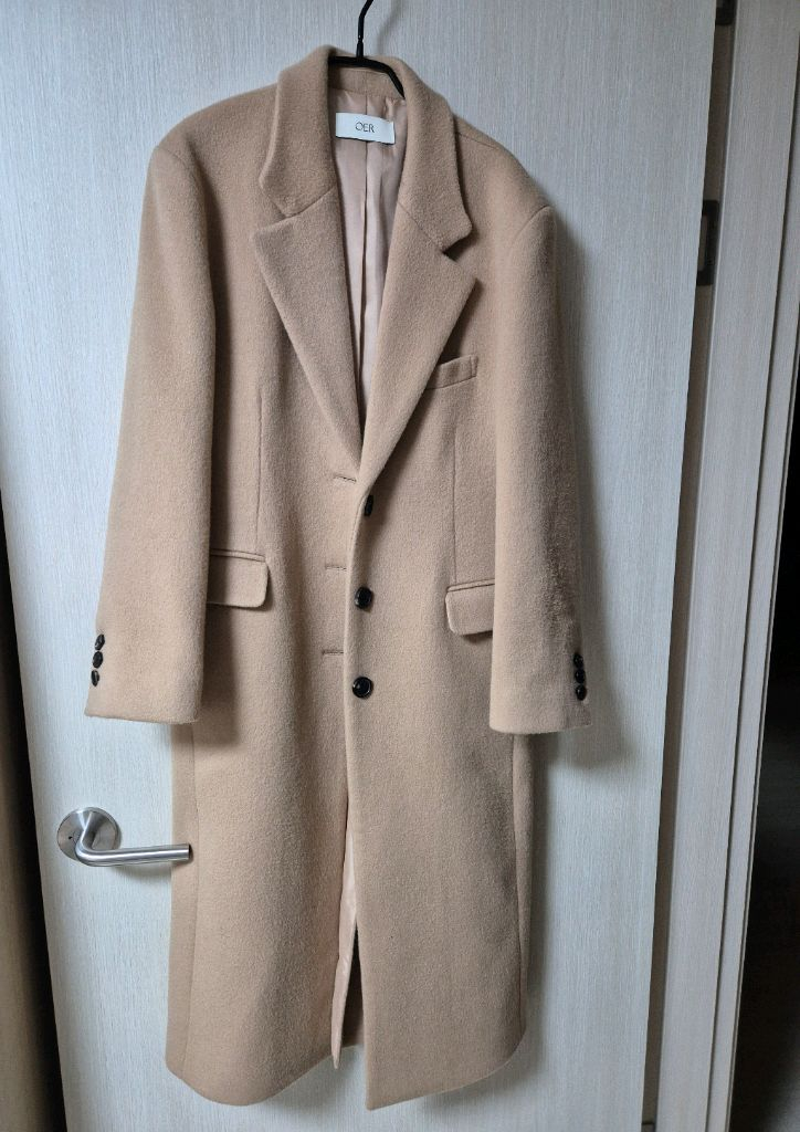 OER 오브에르 캐시미어 오버사이즈 싱글 코트 s (49만)--3