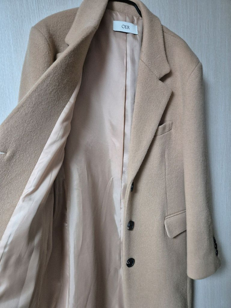 OER 오브에르 캐시미어 오버사이즈 싱글 코트 s (49만)--5