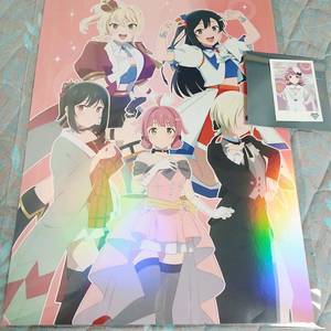 (셋) 러브라이브 특전 니지가사키 포스터 포카 리나