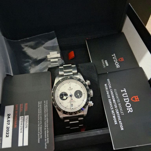 튜더 블랙베이 크로노 팬더