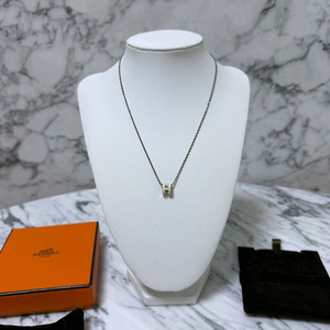 에르메스 팝아슈 미니 목걸이실버