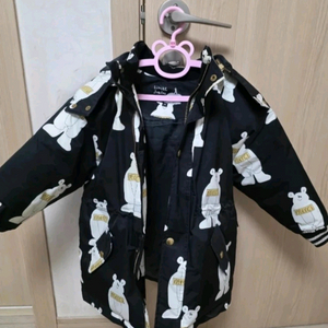 리미떼두두 곰돌이 퍼 패딩 M 100사이즈
