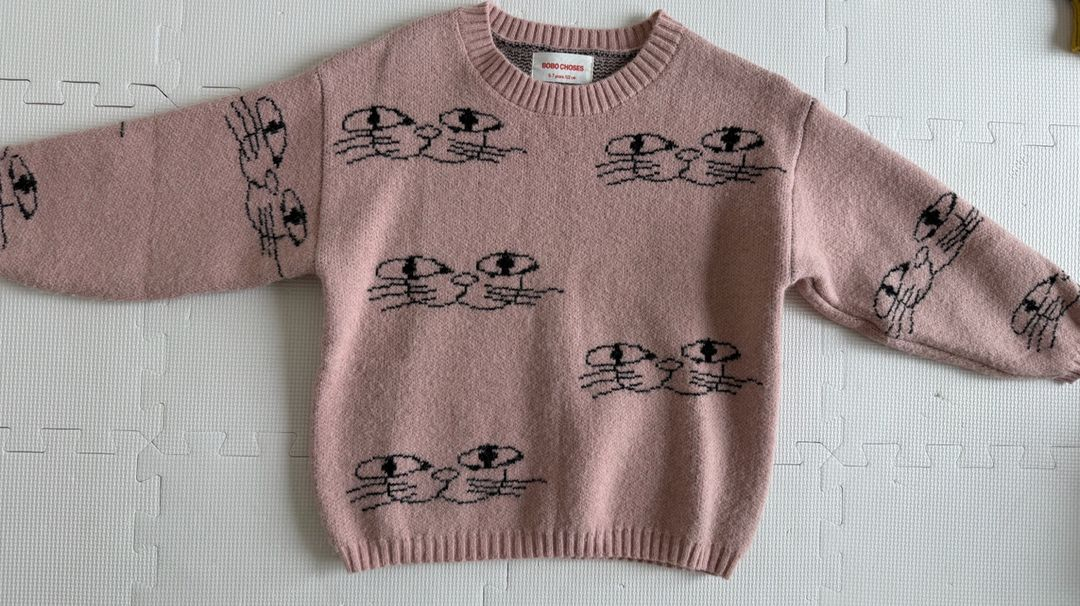 보보쇼즈 니트- 6,7y(120)--4