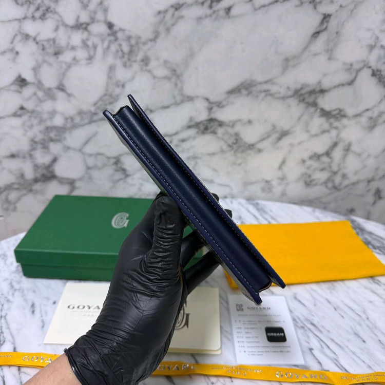 고야드 생랑베르 램버튼 장지갑네이비 이미지