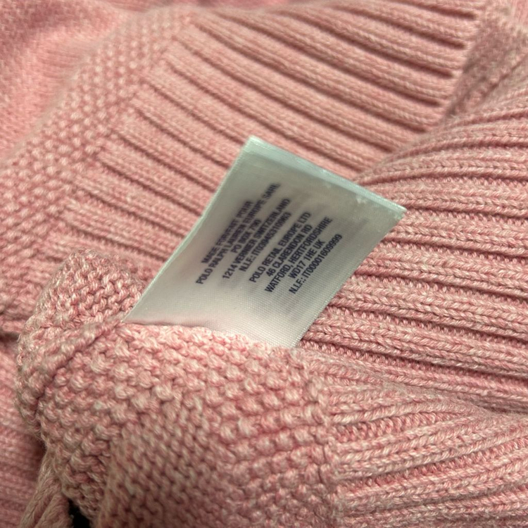 폴로 랄프로렌 브이넥 니트 가디건 핑크 걸즈 XL--7