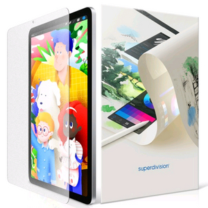 미사용 슈퍼디비전 아이패드 에어4 종이 질감 필름