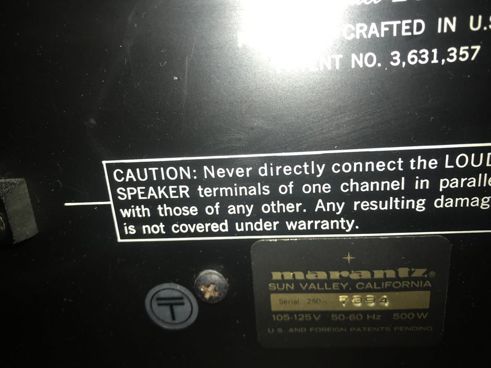 마란츠 파워앰프 250(usa) 이미지